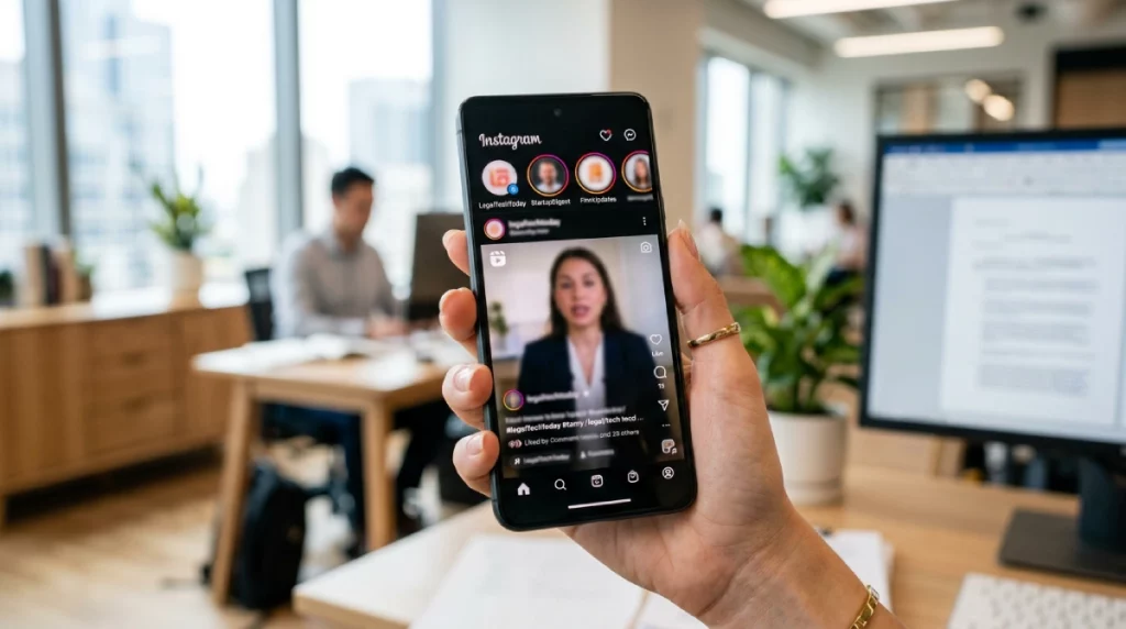 Constat sur Instagram par une commissaire de justice