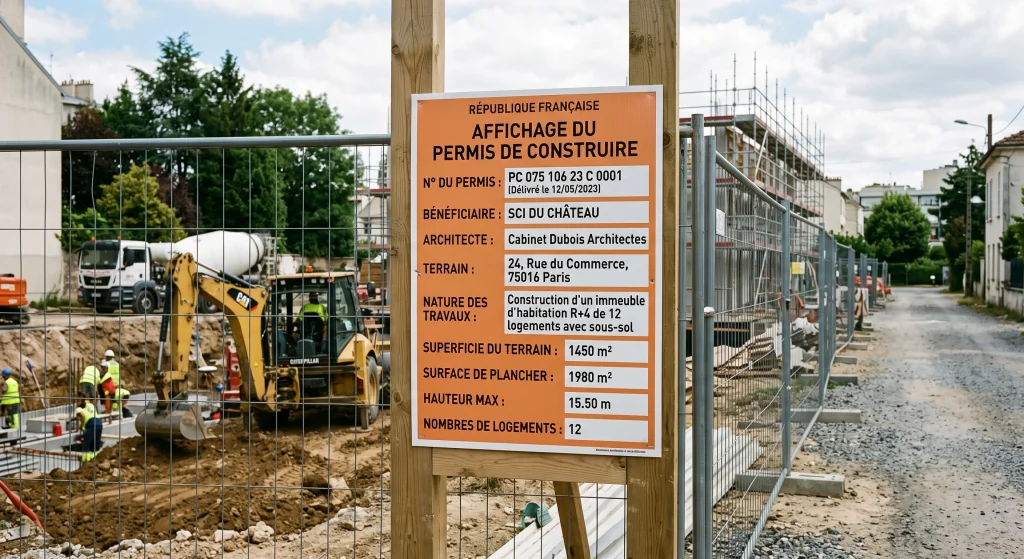 Affichage permis de construire